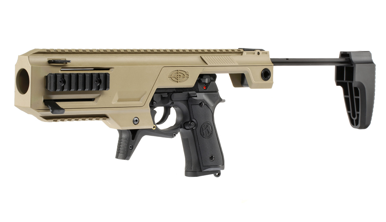 SRC SR92 / M92 SMG Carbine Conversion Kit Desert Tan