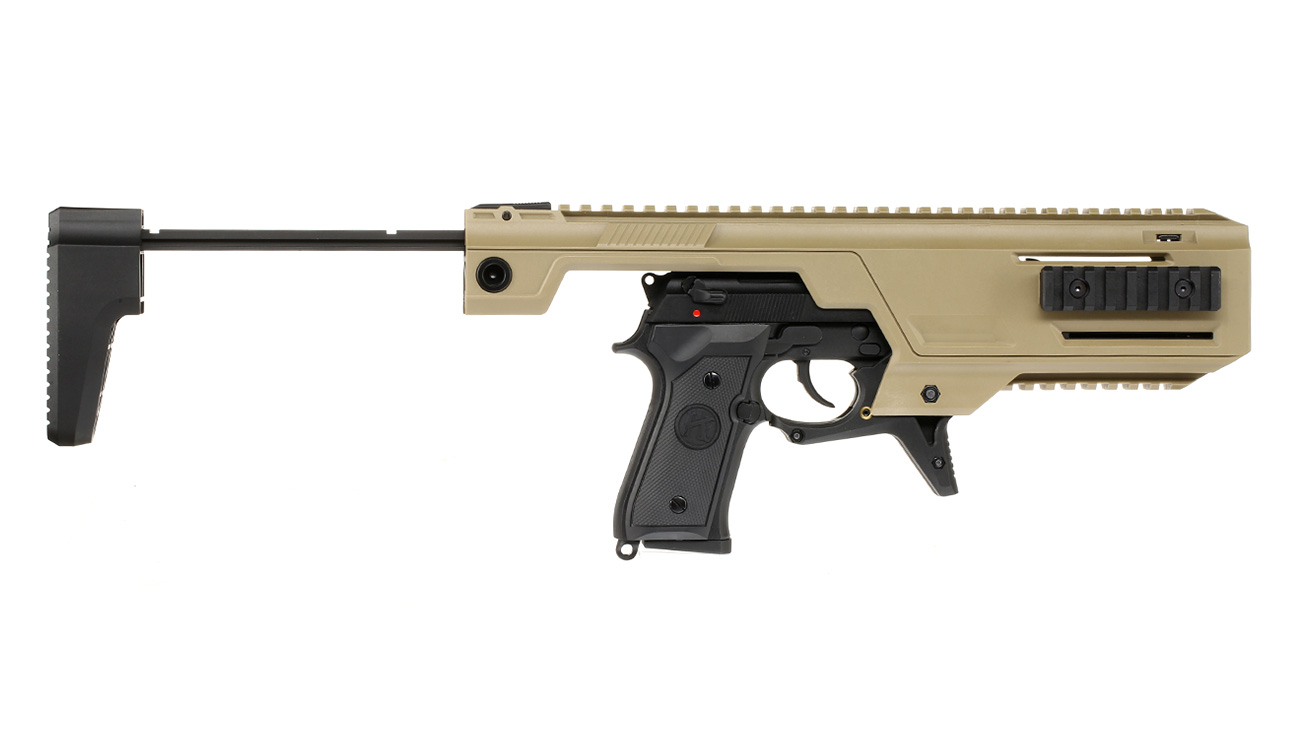 SRC SR92 / M92 SMG Carbine Conversion Kit Desert Tan Bild 2
