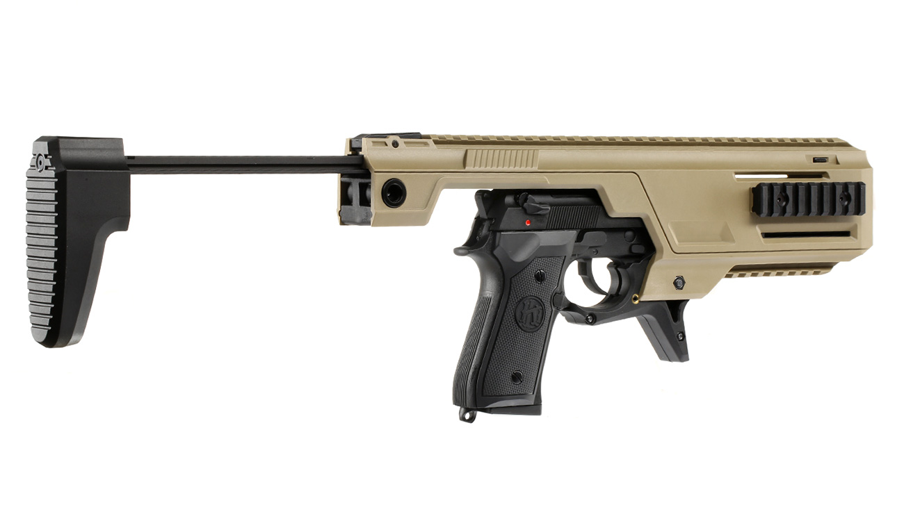 SRC SR92 / M92 SMG Carbine Conversion Kit Desert Tan Bild 3