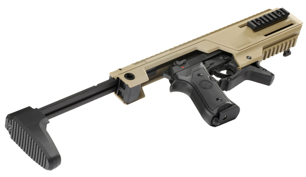 SRC SR92 / M92 SMG Carbine Conversion Kit Desert Tan Bild 4