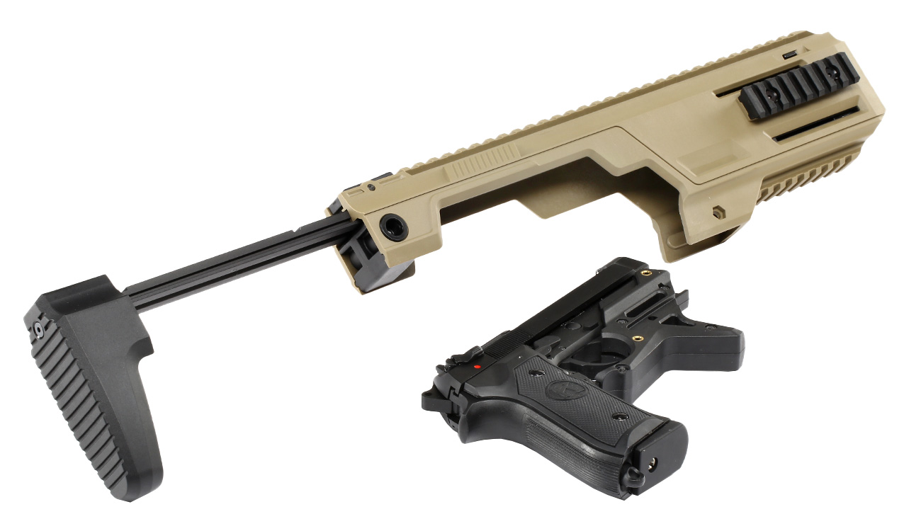 SRC SR92 / M92 SMG Carbine Conversion Kit Desert Tan Bild 5