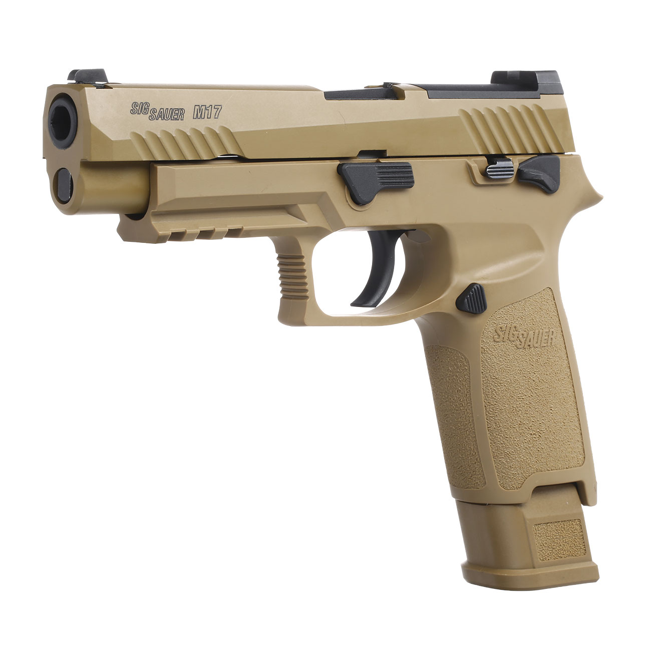 VFC Sig Sauer ProForce P320-M17 m. Metallschlitten Gas-Blow-Back 6mm BB Coyote Tan