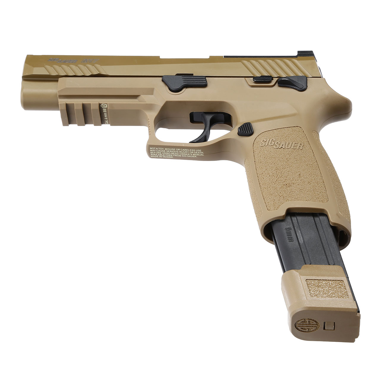 VFC Sig Sauer ProForce P320-M17 m. Metallschlitten Gas-Blow-Back 6mm BB Coyote Tan Bild 5