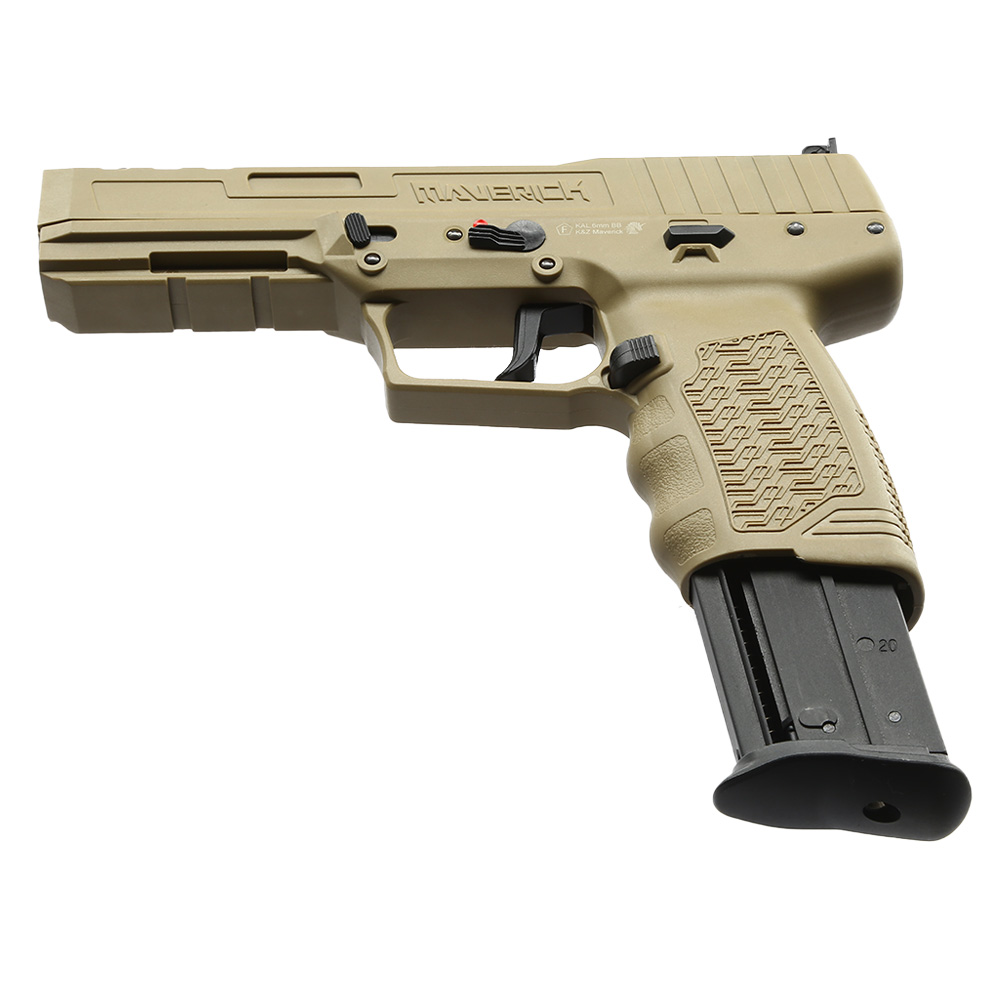 KLI Maverick Polymer GBB 6mm BB Desert Tan Bild 5