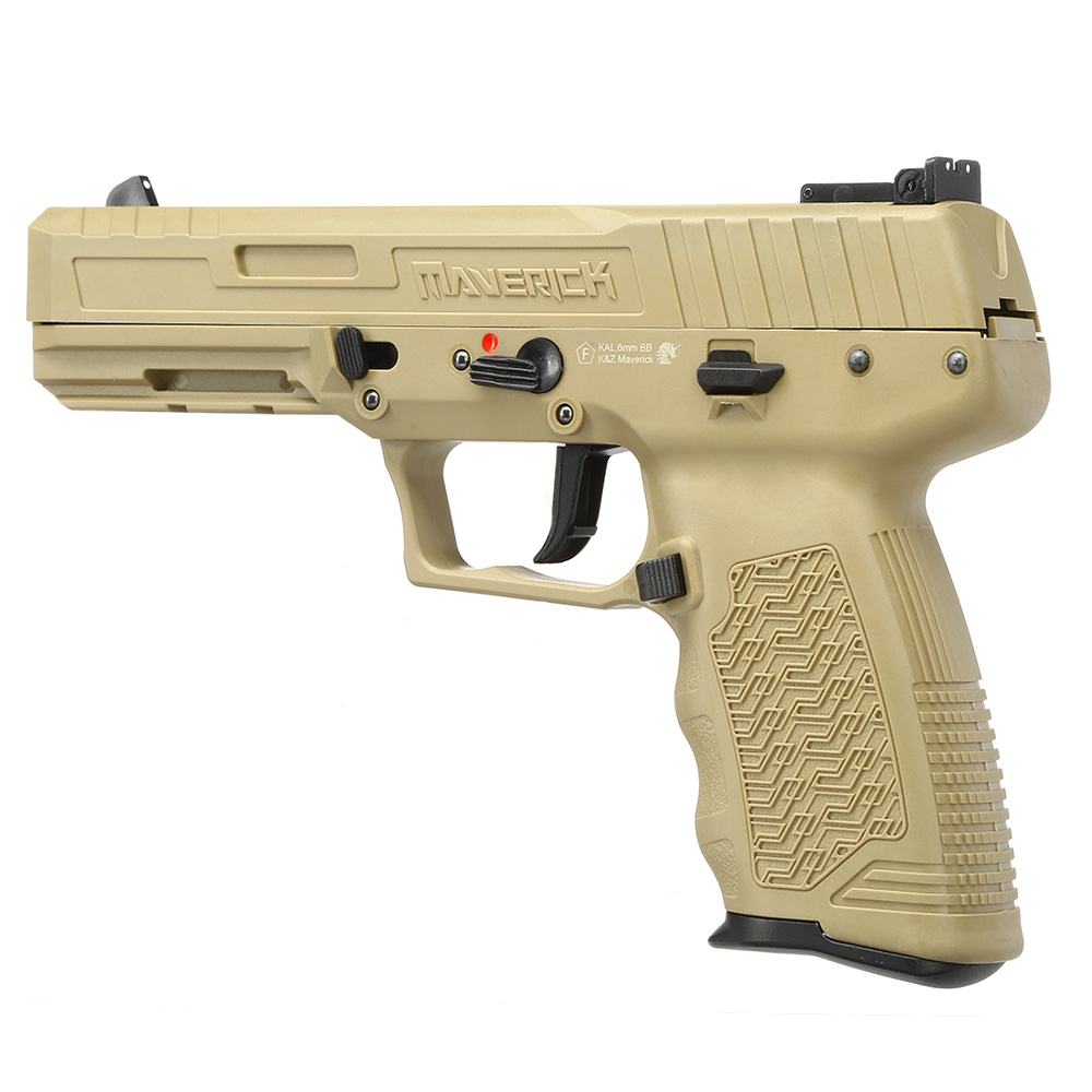 KLI Maverick Polymer GBB 6mm BB Desert Tan Bild 8