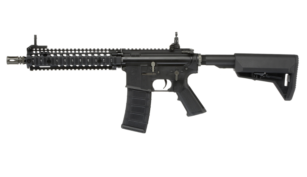 EMG Colt / Daniel Defense MK18 MOD1 Vollmetall S-AEG 6mm BB schwarz Bild 1