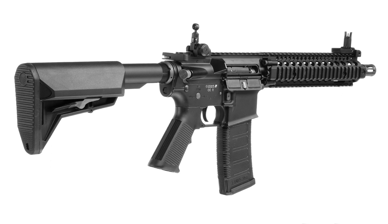 EMG Colt / Daniel Defense MK18 MOD1 Vollmetall S-AEG 6mm BB schwarz Bild 3