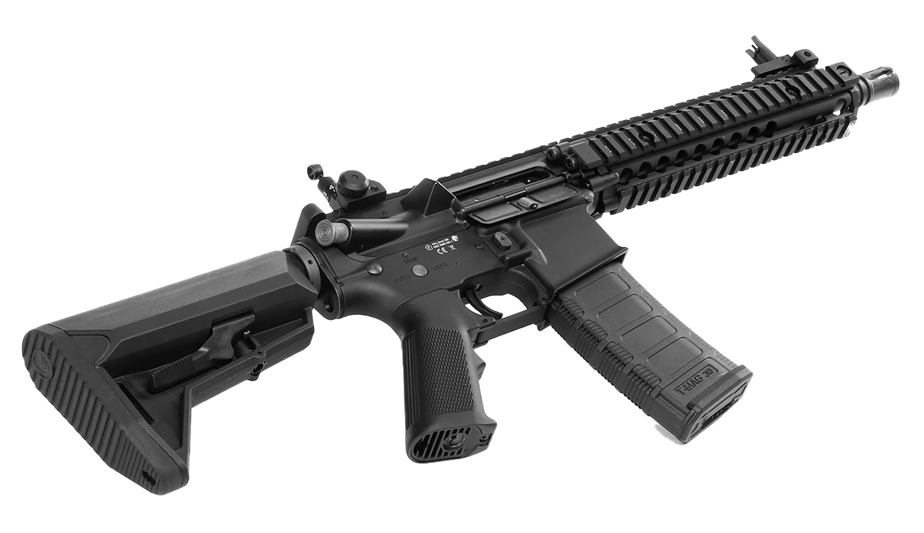 EMG Colt / Daniel Defense MK18 MOD1 Vollmetall S-AEG 6mm BB schwarz Bild 4