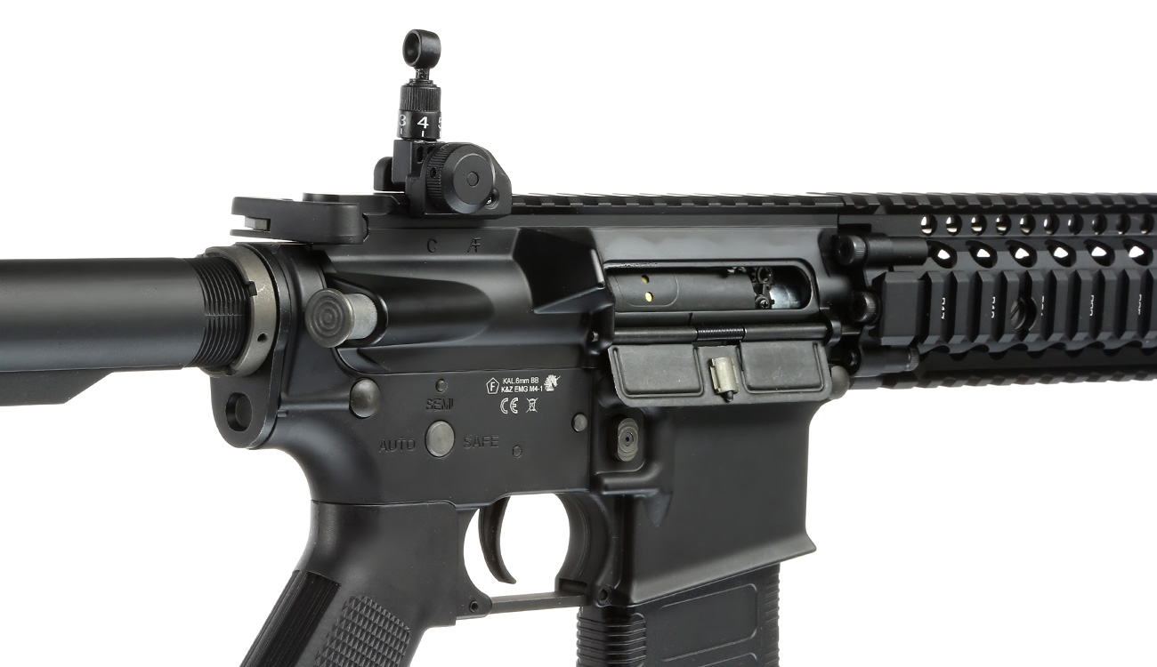 EMG Colt / Daniel Defense MK18 MOD1 Vollmetall S-AEG 6mm BB schwarz Bild 8