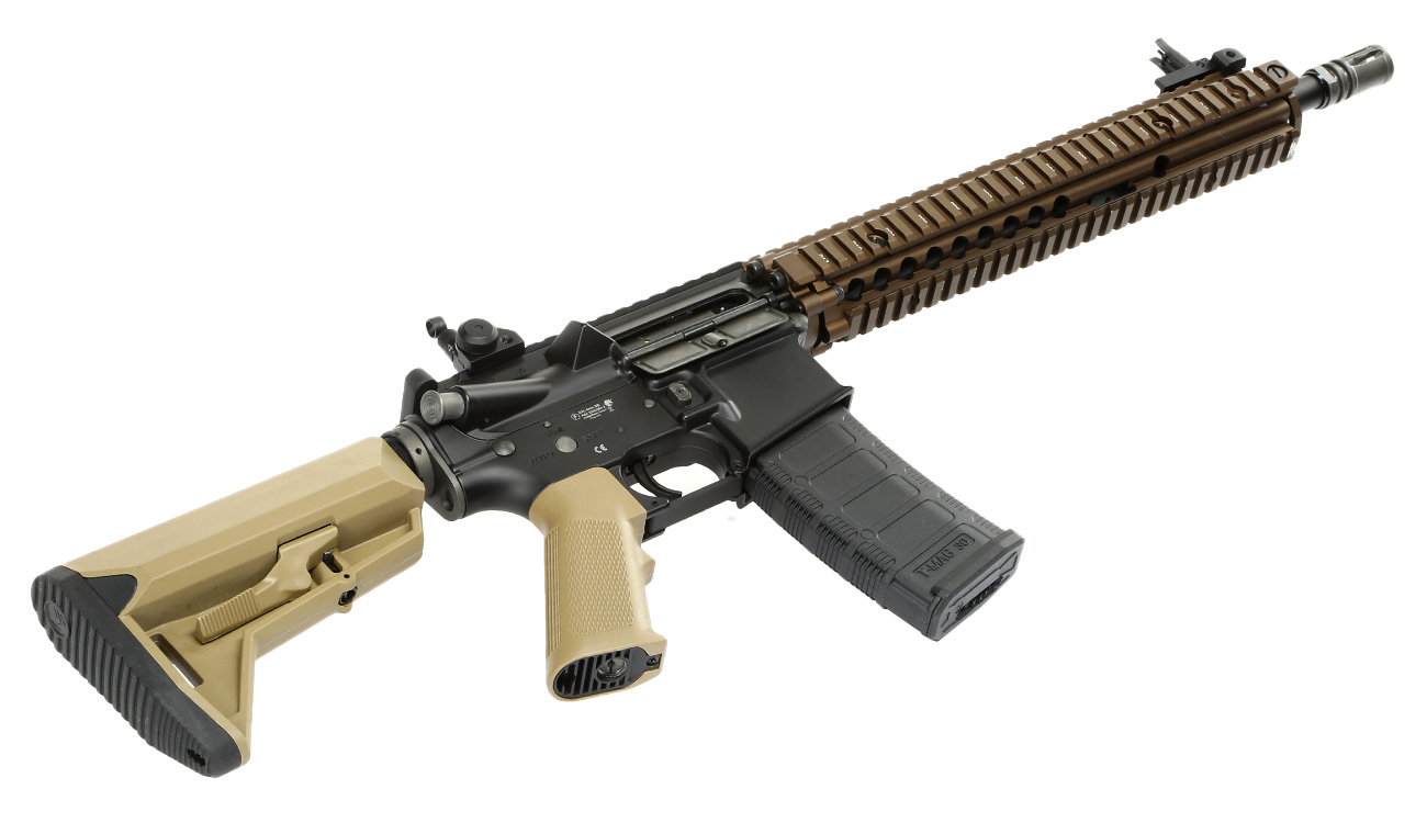 EMG Colt / Daniel Defense M4A1 RIS II Vollmetall S-AEG 6mm BB Dualtone Bild 4