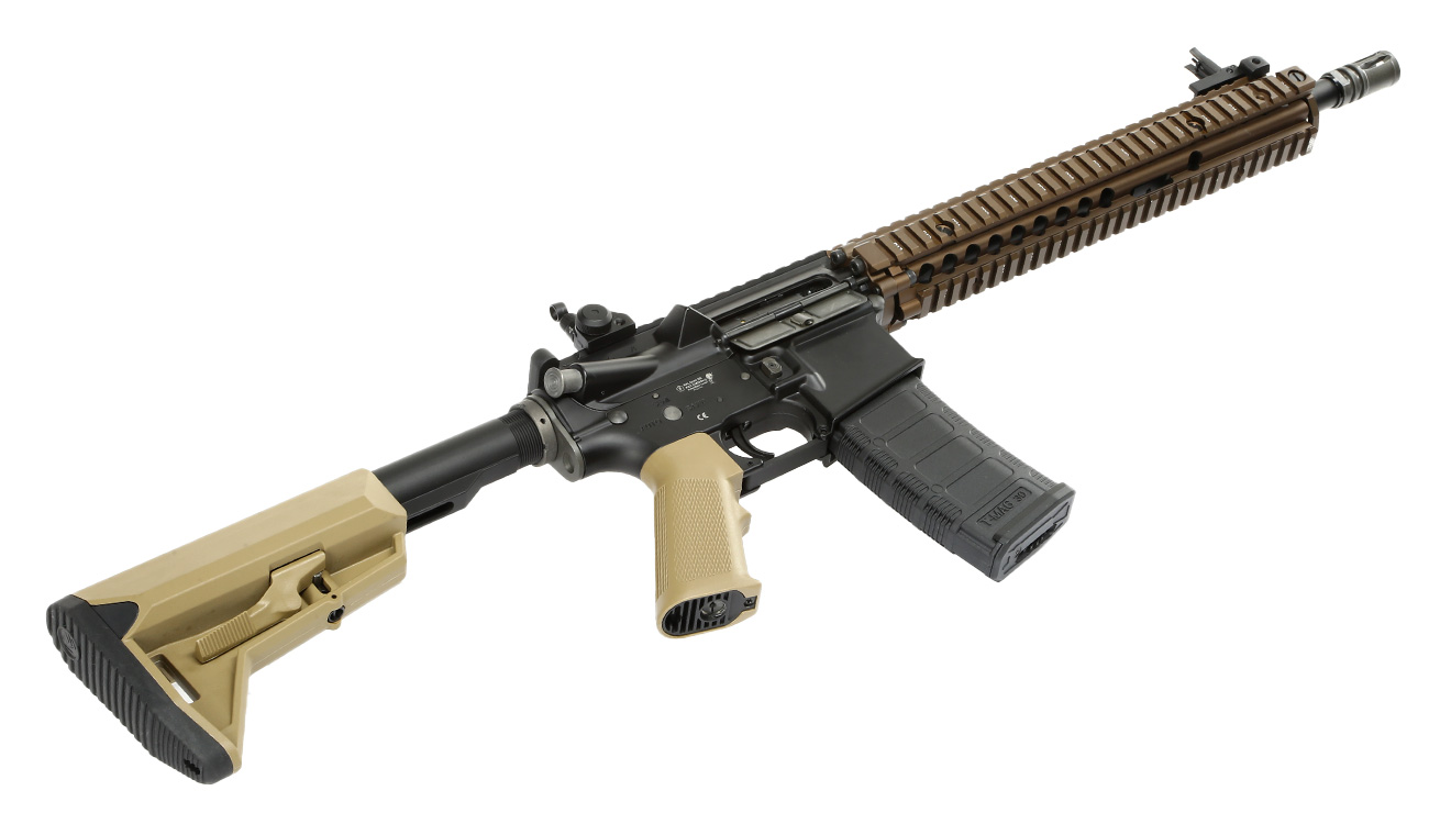 EMG Colt / Daniel Defense M4A1 RIS II Vollmetall S-AEG 6mm BB Dualtone Bild 5
