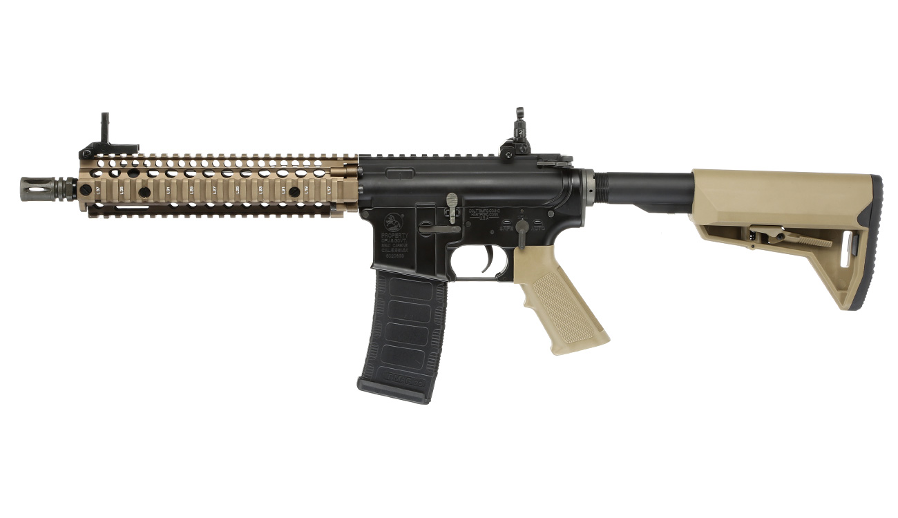 EMG Colt / Daniel Defense MK18 MOD1 Vollmetall S-AEG 6mm BB Dualtone Bild 1