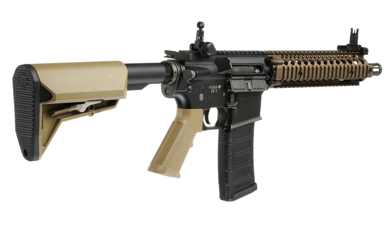 EMG Colt / Daniel Defense MK18 MOD1 Vollmetall S-AEG 6mm BB Dualtone Bild 3