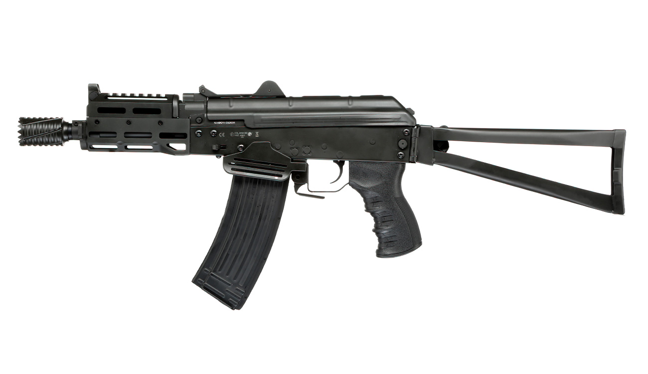 APS AKS-74U Ghost Patrol Compact Vollmetall BlowBack S-AEG 6mm BB schwarz Bild 1