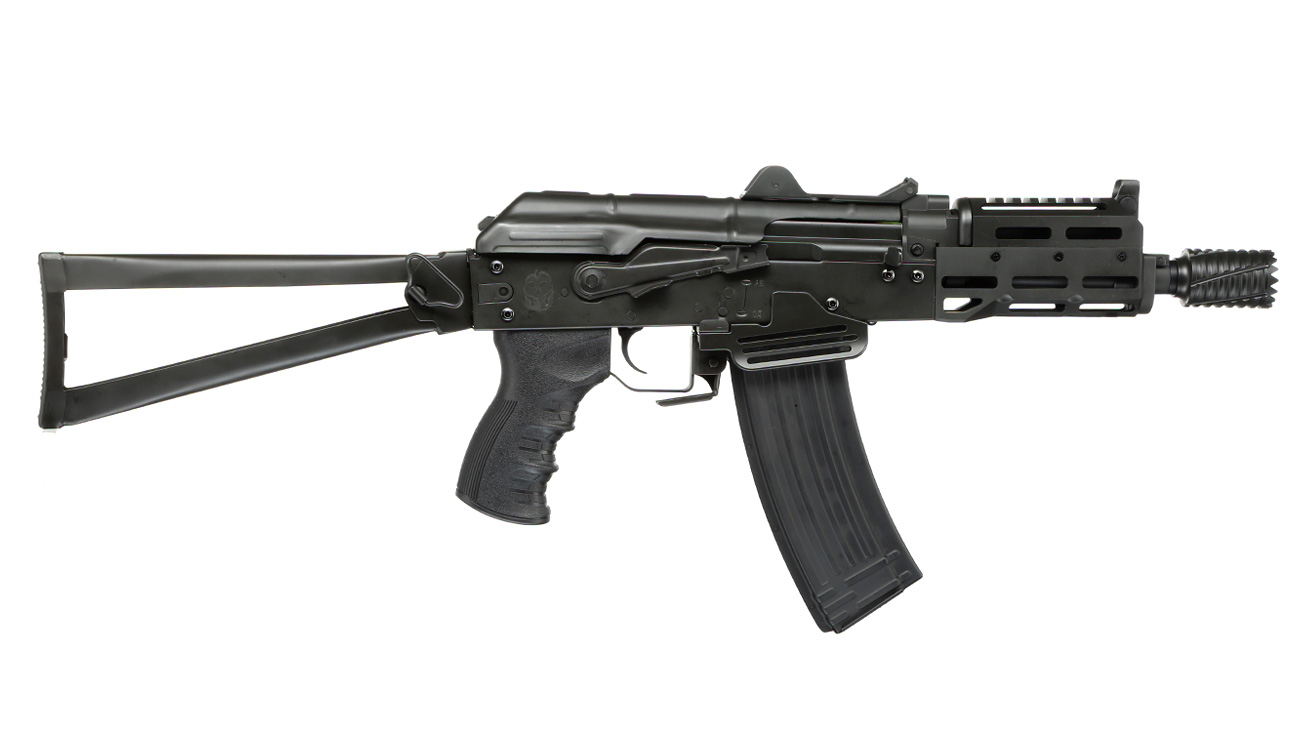 APS AKS-74U Ghost Patrol Compact Vollmetall BlowBack S-AEG 6mm BB schwarz Bild 2
