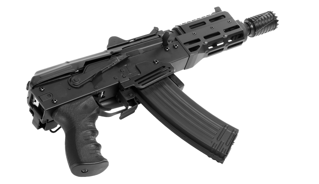 APS AKS-74U Ghost Patrol Compact Vollmetall BlowBack S-AEG 6mm BB schwarz Bild 4