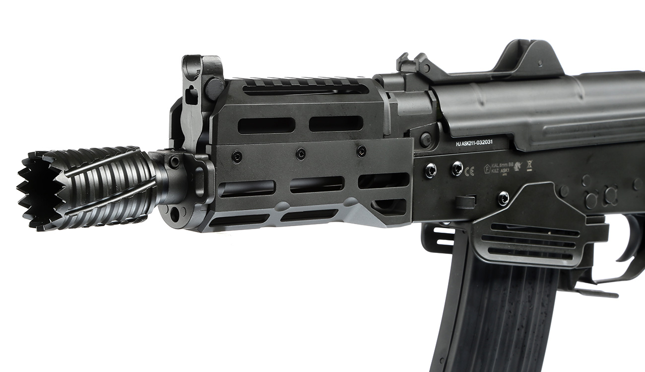APS AKS-74U Ghost Patrol Compact Vollmetall BlowBack S-AEG 6mm BB schwarz Bild 6