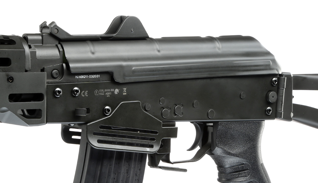 APS AKS-74U Ghost Patrol Compact Vollmetall BlowBack S-AEG 6mm BB schwarz Bild 7