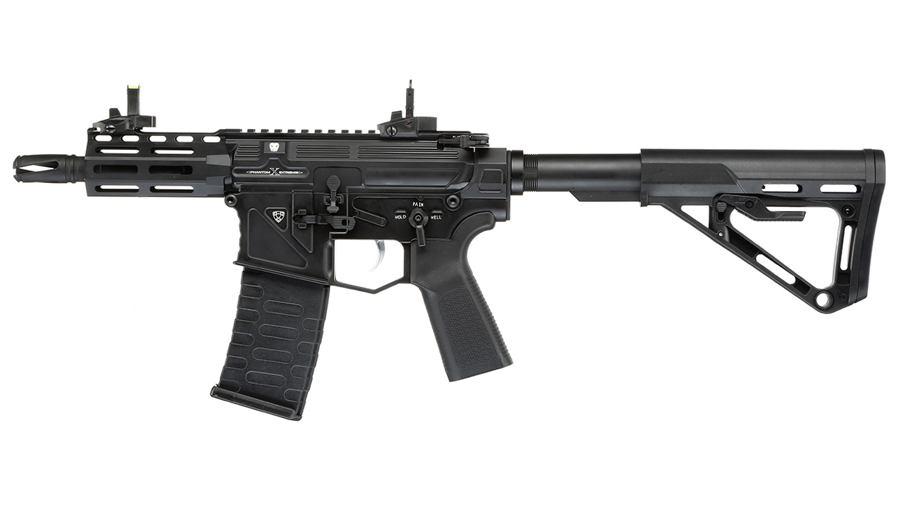 APS Phantom Extremis Rifle MK10 eSilver Edge SDU-MosFet 2.0 Vollmetall S-AEG 6mm BB schwarz Bild 1