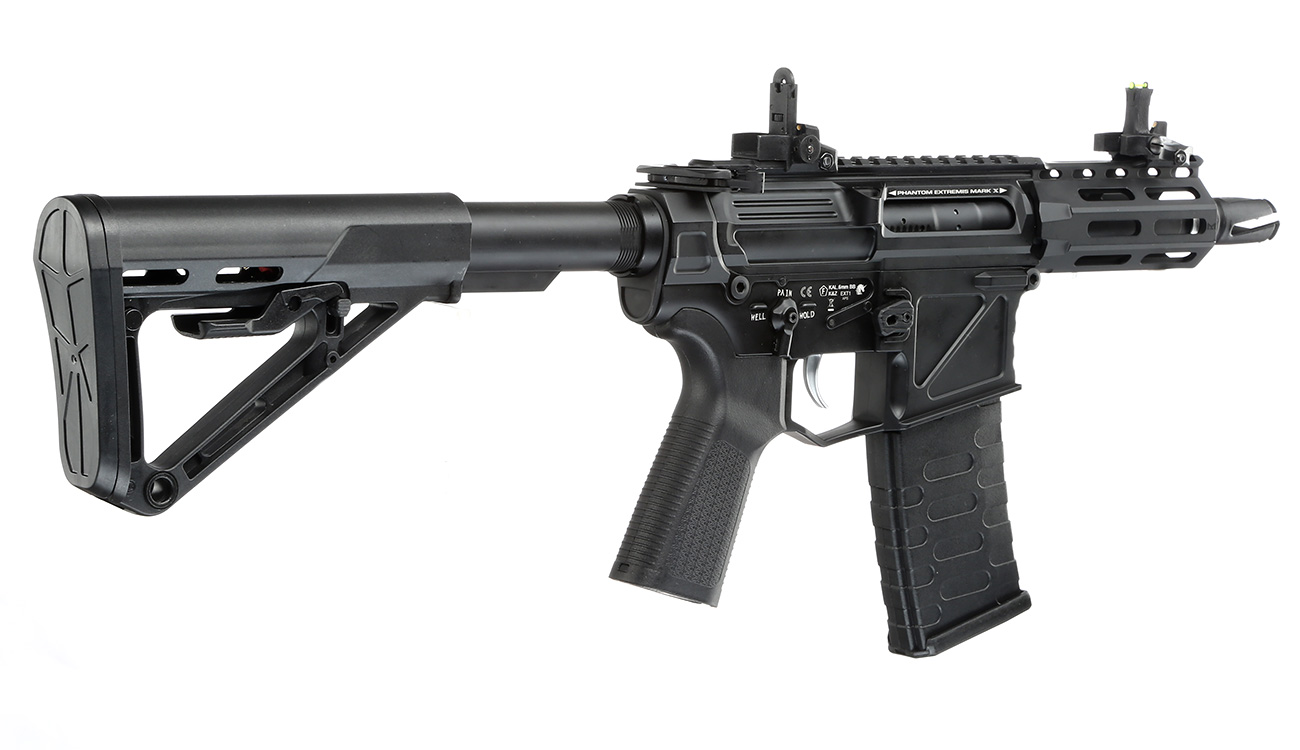 APS Phantom Extremis Rifle MK10 eSilver Edge SDU-MosFet 2.0 Vollmetall S-AEG 6mm BB schwarz Bild 3