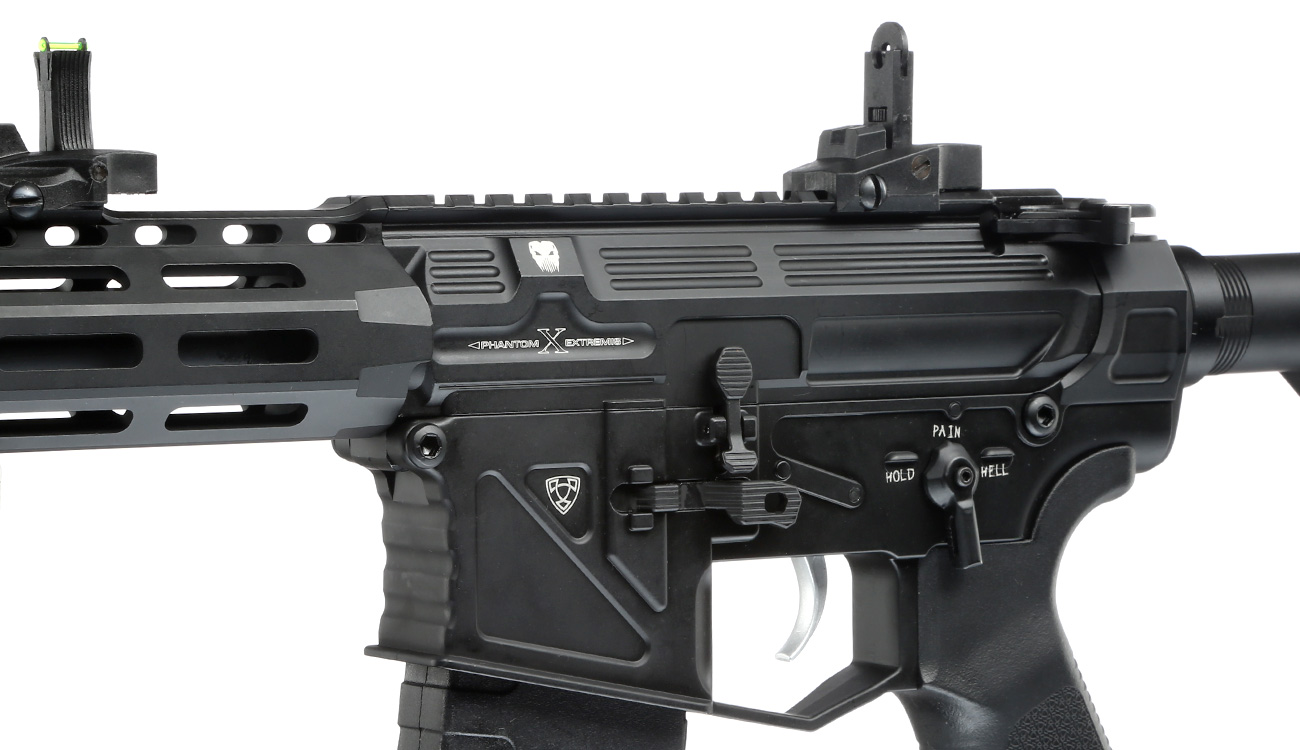 APS Phantom Extremis Rifle MK10 eSilver Edge SDU-MosFet 2.0 Vollmetall S-AEG 6mm BB schwarz Bild 7