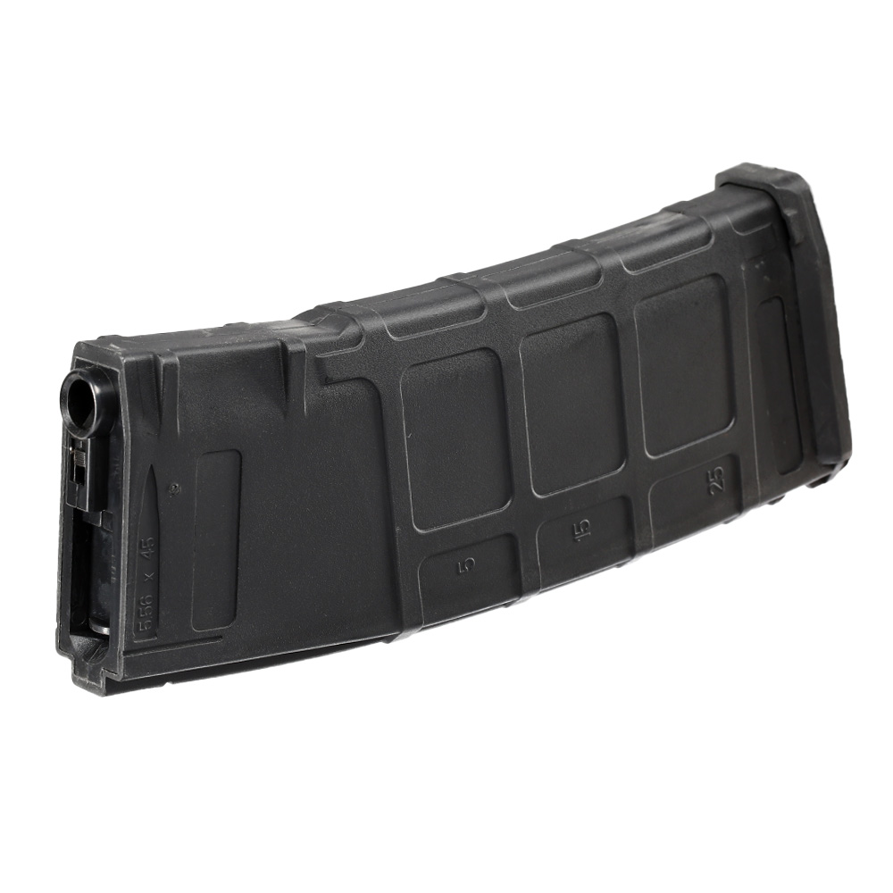 DBoys M4 / M16 Poly-Mag Polymer-Magazin Flash-Mag Hi-Cap 300 Schuss schwarz - inkl. Staubschutzkappe