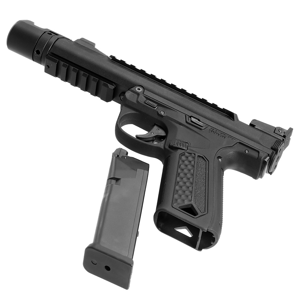 Action Army AAP01 Black Mamba AStyle Pistol GBB 6mm BB schwarz