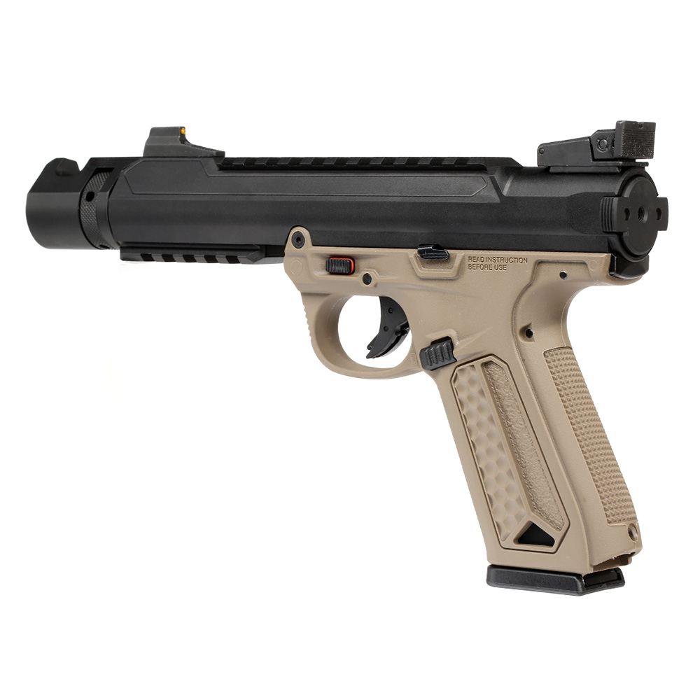 Action Army AAP01 Black Mamba BStyle Pistol GBB 6mm BB Flat Dark