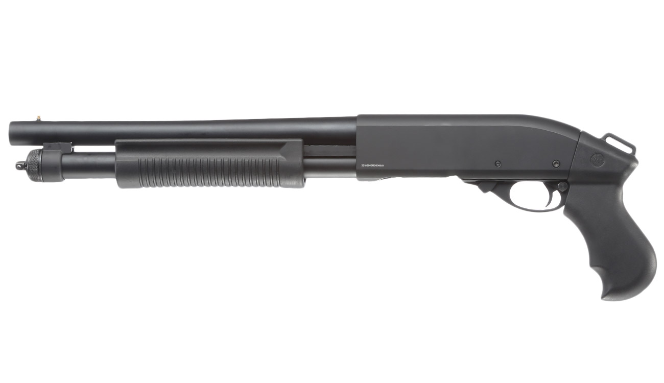 Golden Eagle M8881 Vollmetall Pump Action Gas Shotgun 6mm BB schwarz Bild 1