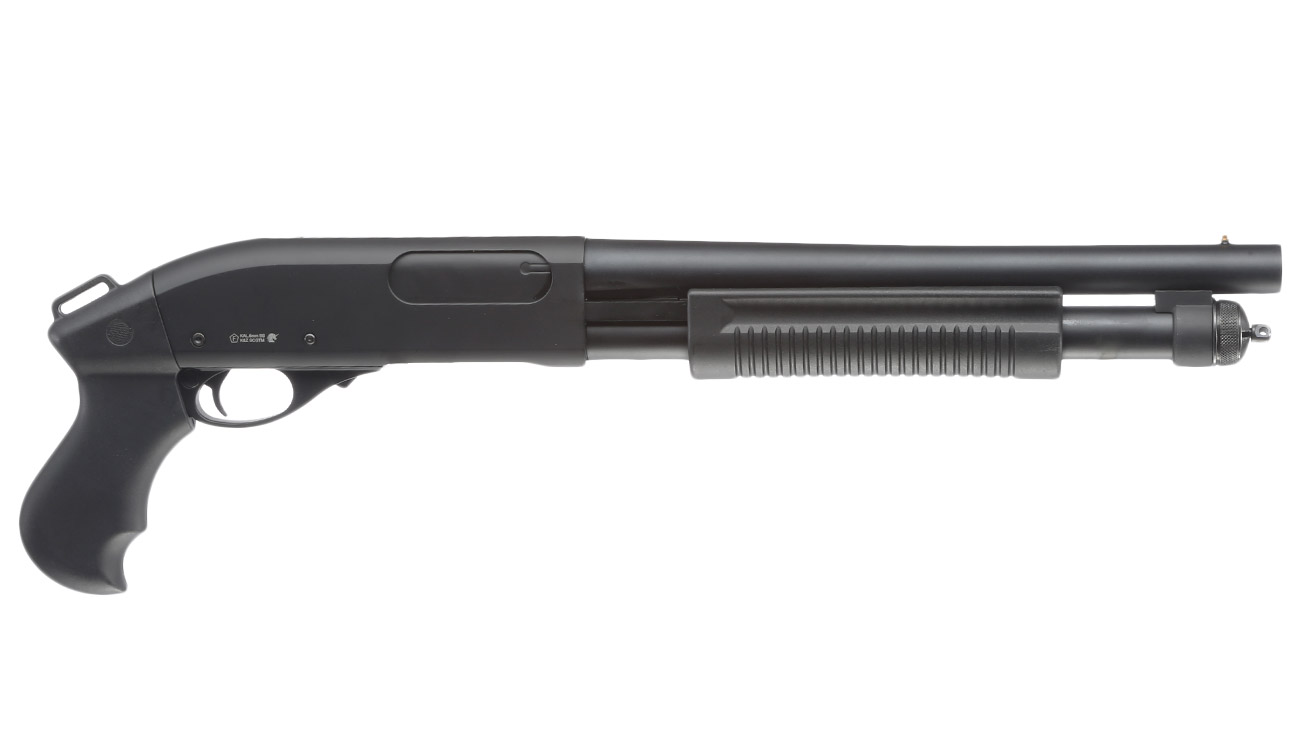 Golden Eagle M8881 Vollmetall Pump Action Gas Shotgun 6mm BB schwarz Bild 2