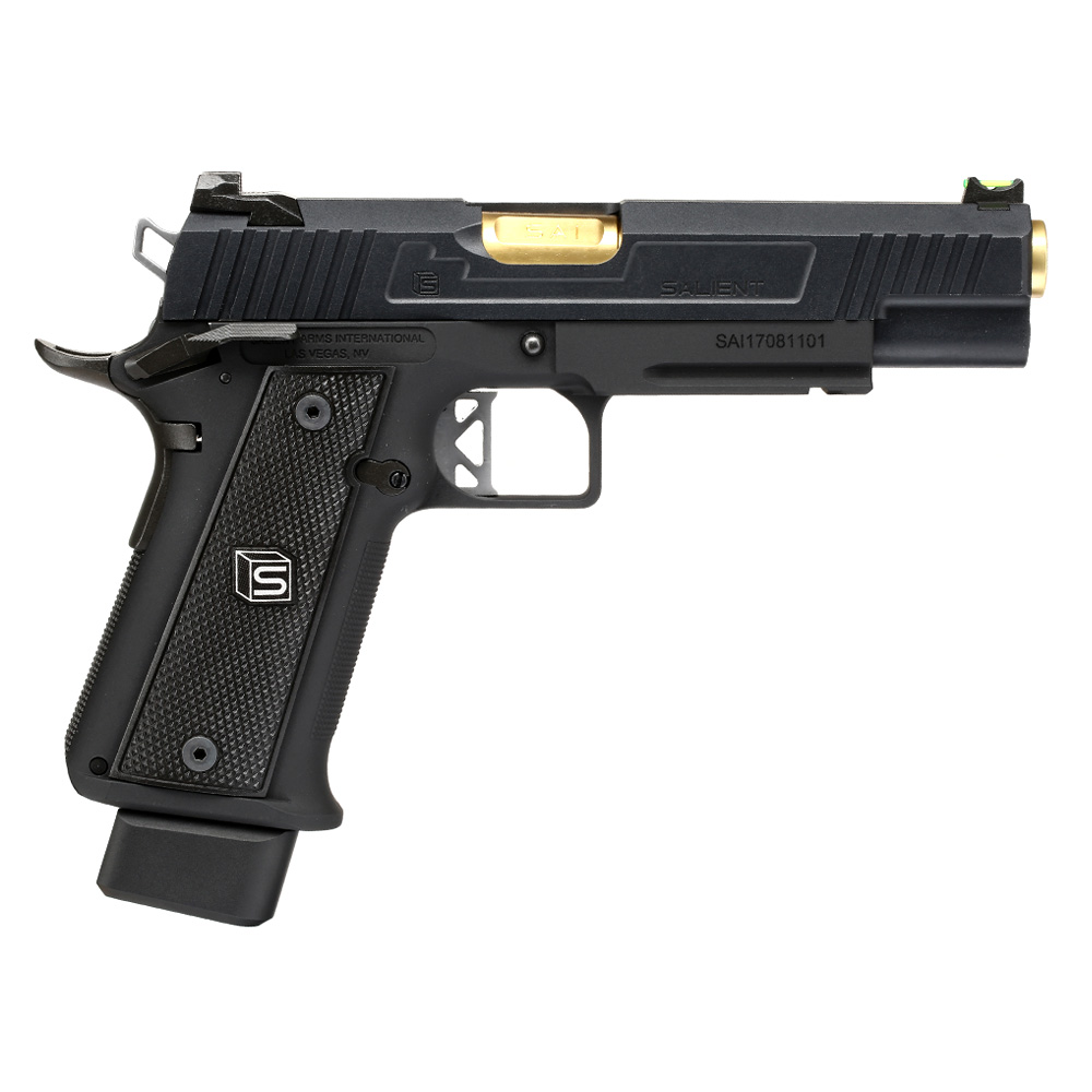 EMG / Salient Arms Int. DS 2011 Hi-Capa 5.1 Vollmetall GBB 6mm BB schwarz Bild 3