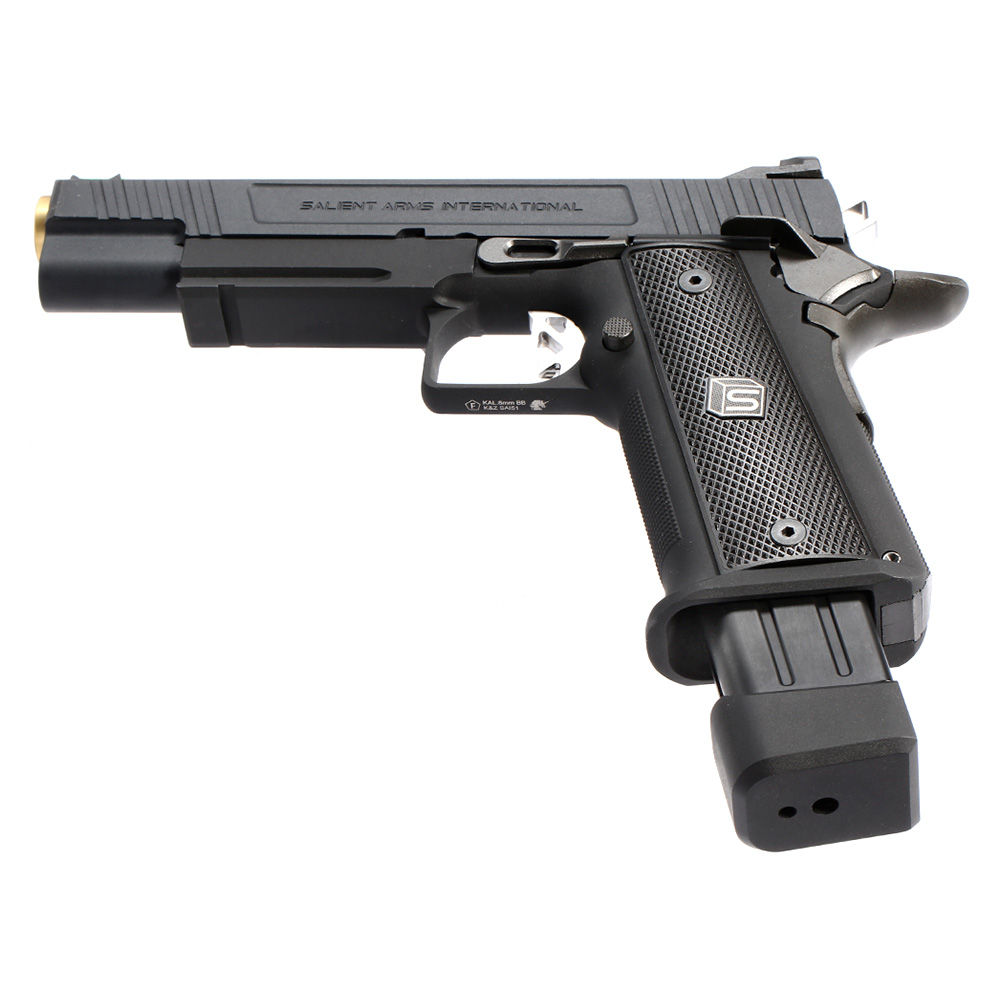 EMG / Salient Arms Int. DS 2011 Hi-Capa 5.1 Vollmetall GBB 6mm BB schwarz Bild 5