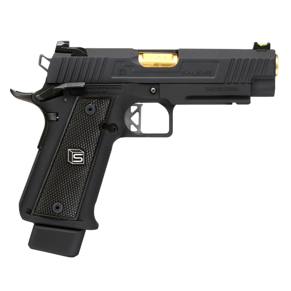 EMG / Salient Arms Int. DS 2011 Hi-Capa 4.3 Vollmetall GBB 6mm BB schwarz Bild 3