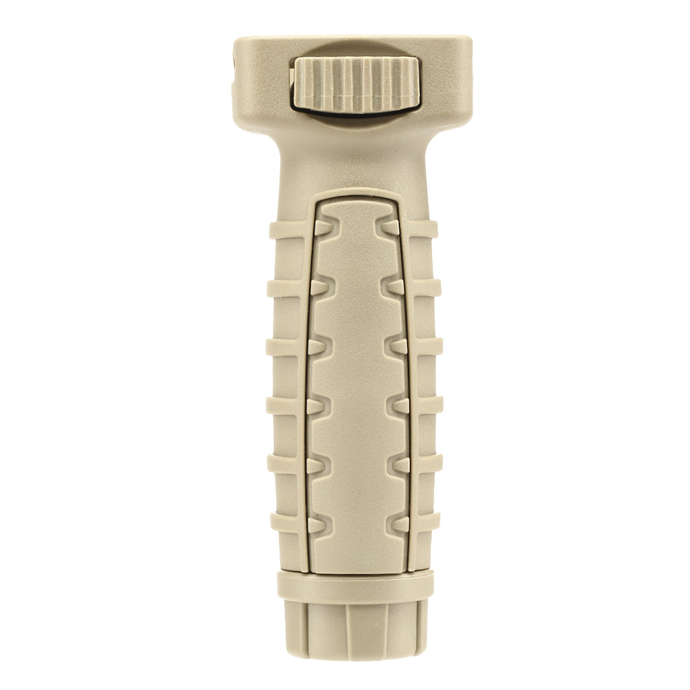 ICS QD Tactical Frontgriff f. 20 - 22mm Schienen Tan Bild 1