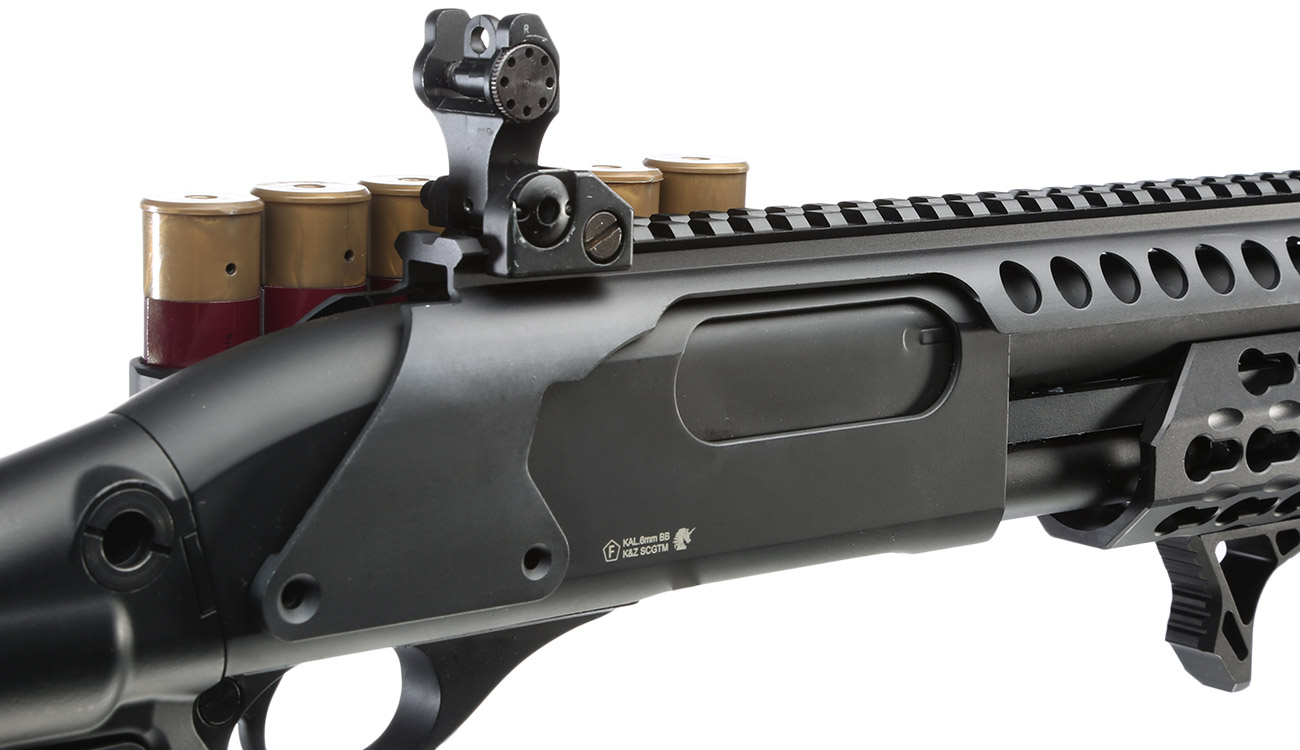 Versandrcklufer Golden Eagle M8875 Vollmetall Pump Action Gas Shotgun 6mm BB Bild 7