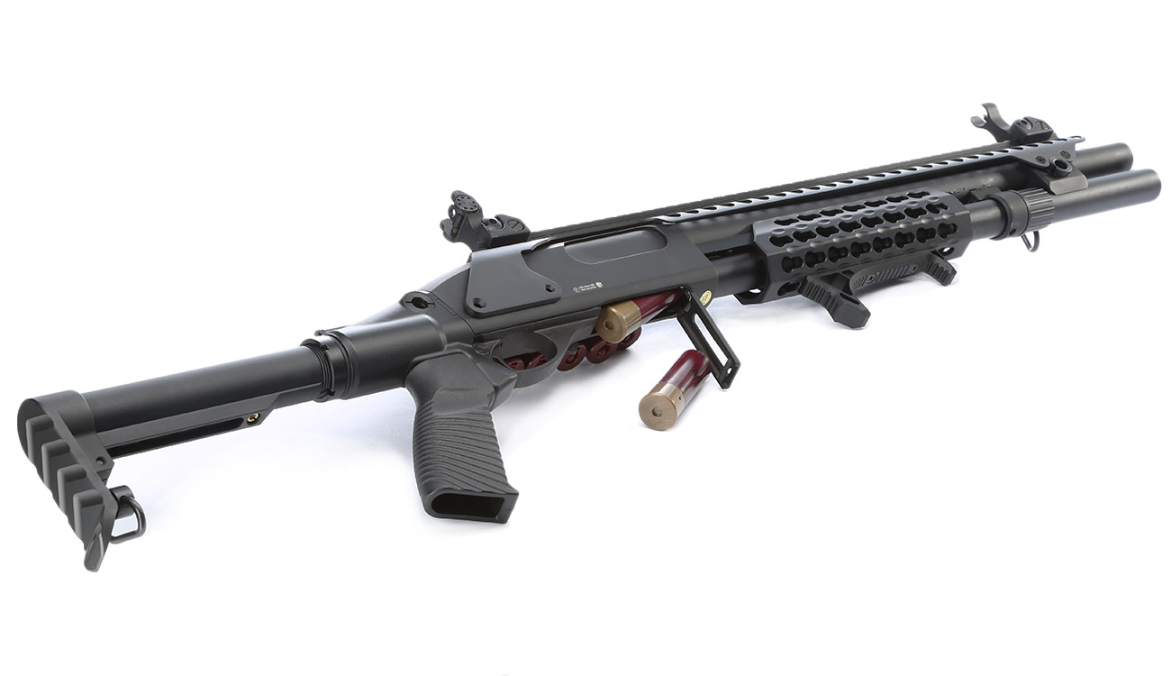 Versandrcklufer Golden Eagle M8875 Vollmetall Pump Action Gas Shotgun 6mm BB Bild 9