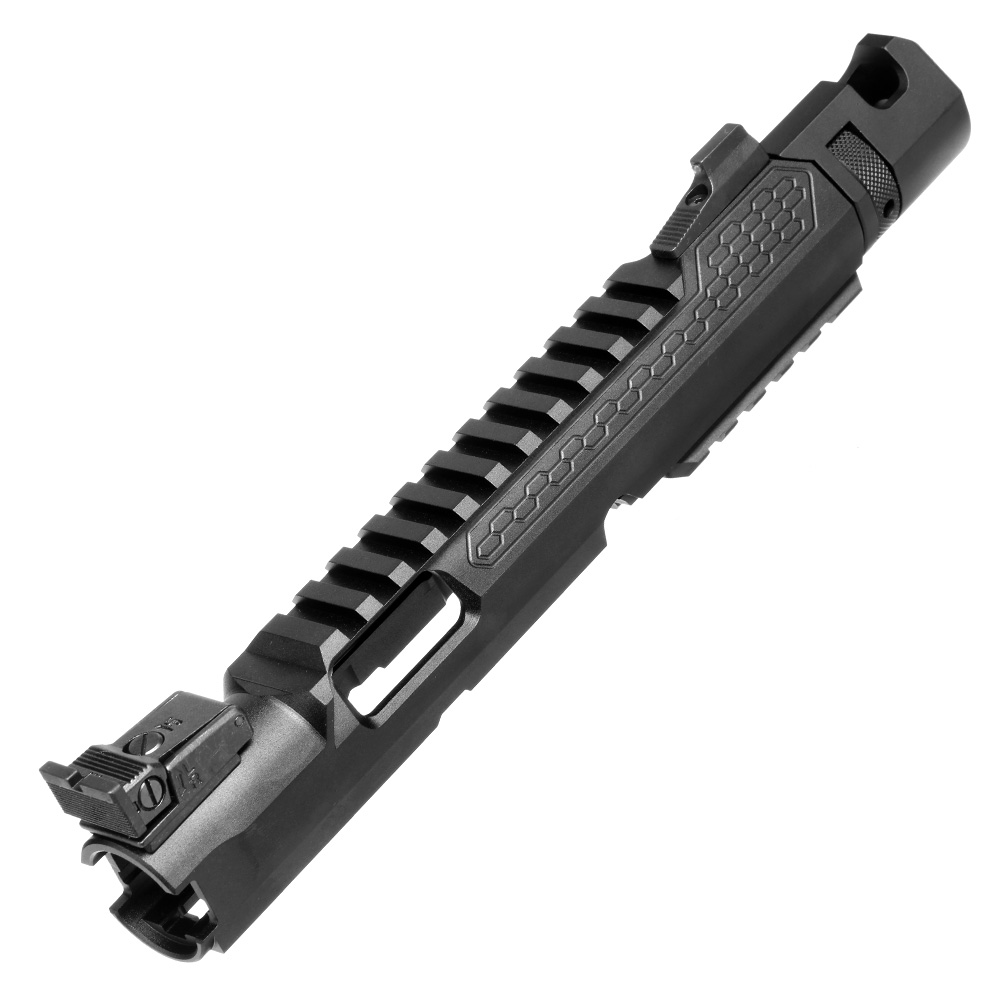 Action Army AAP-01 CNC Aluminium Black Mamba Upper Receiver Kit A-Style schwarz Bild 1