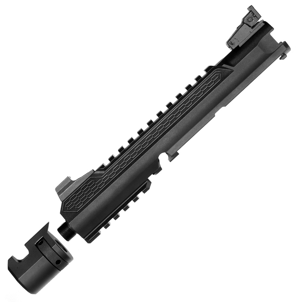 Action Army AAP-01 CNC Aluminium Black Mamba Upper Receiver Kit A-Style schwarz Bild 3