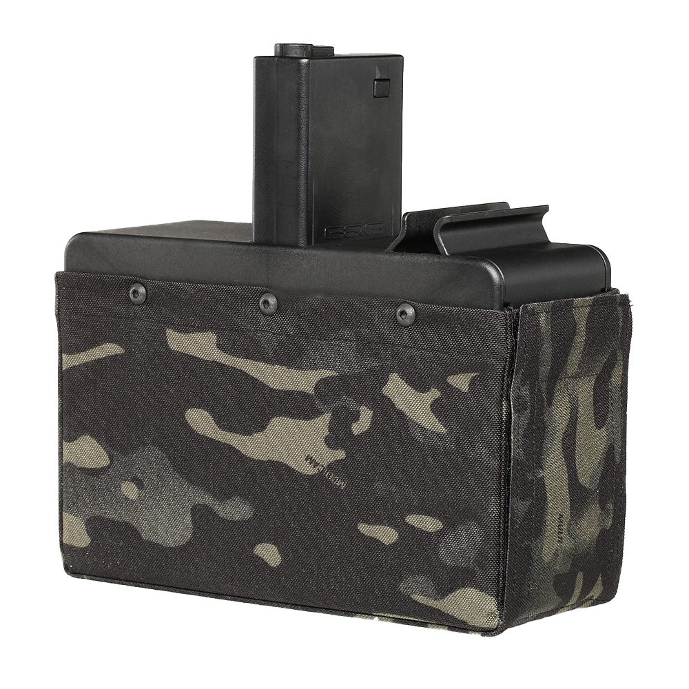 G&G M4 / M16 LMG Box-Magazin Hi-Cap 2500 Schuss Multicam Black - elektrisch