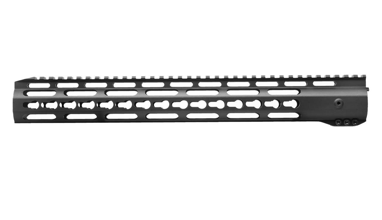 Nuprol BOCCA Series II M4 Aluminium KeyMod Rail Handguard 15 Zoll S-AEG schwarz Bild 2