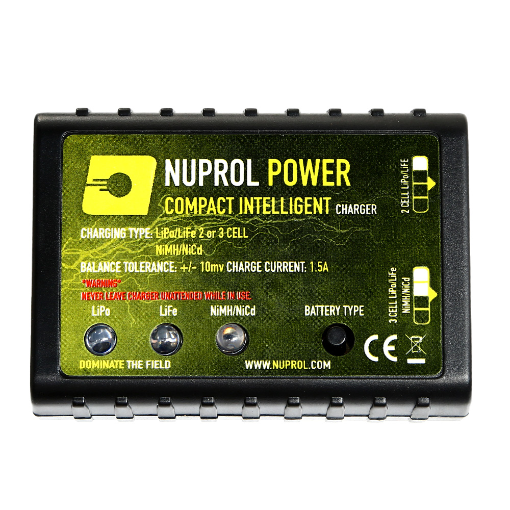 Nuprol Compact Intelligent Balance Charger Ladegert f. LiPo 2-3 / NiMH 1-10 1,5A 15W 12V / 230V NPC-02 Bild 1