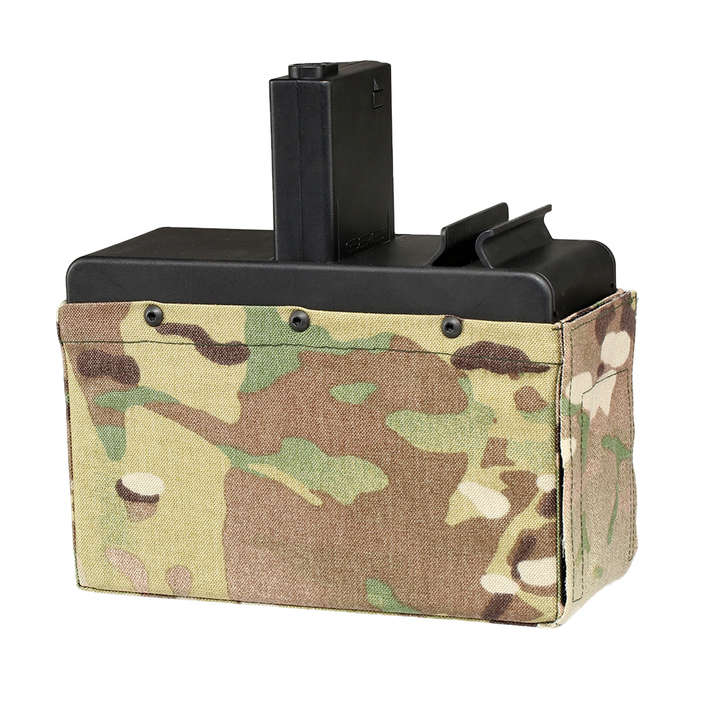 G&G M4 / M16 LMG Box-Magazin Hi-Cap 2500 Schuss Multicam - elektrisch