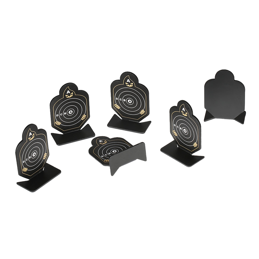 WADSN Helloween Combats Target Metall-Schiefiguren 6 Stck schwarz Bild 1