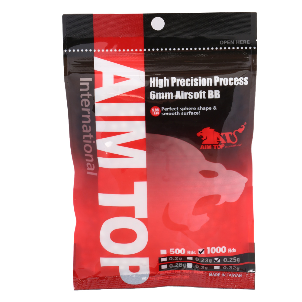 AIM Top High Precision 0.25g 1.000er Beutel weiss