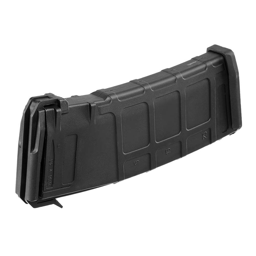 Evolution M4 / M16 Polymer-Type Magazin Hi-Cap 320 Schuss schwarz - inkl. Staubschutzkappe Bild 2