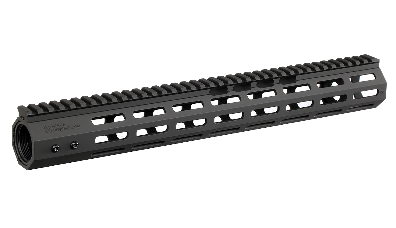 APS / EMG Noveske M4 CNC Aluminium NSR-15 M-LOK Rail Handguard Gen. 4 15 Zoll schwarz Bild 3