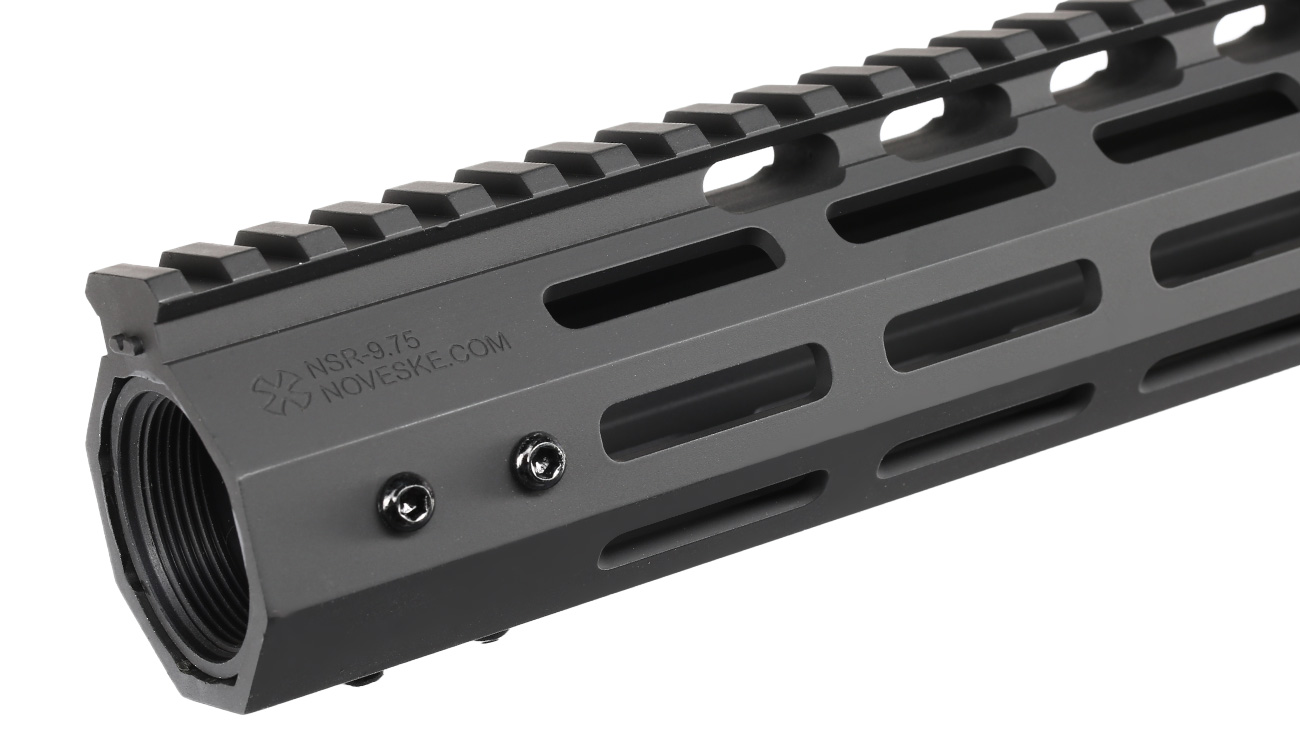 APS / EMG Noveske M4 CNC Aluminium NSR-9.75 M-LOK Rail Handguard Gen. 4 9.75 Zoll schwarz Bild 5