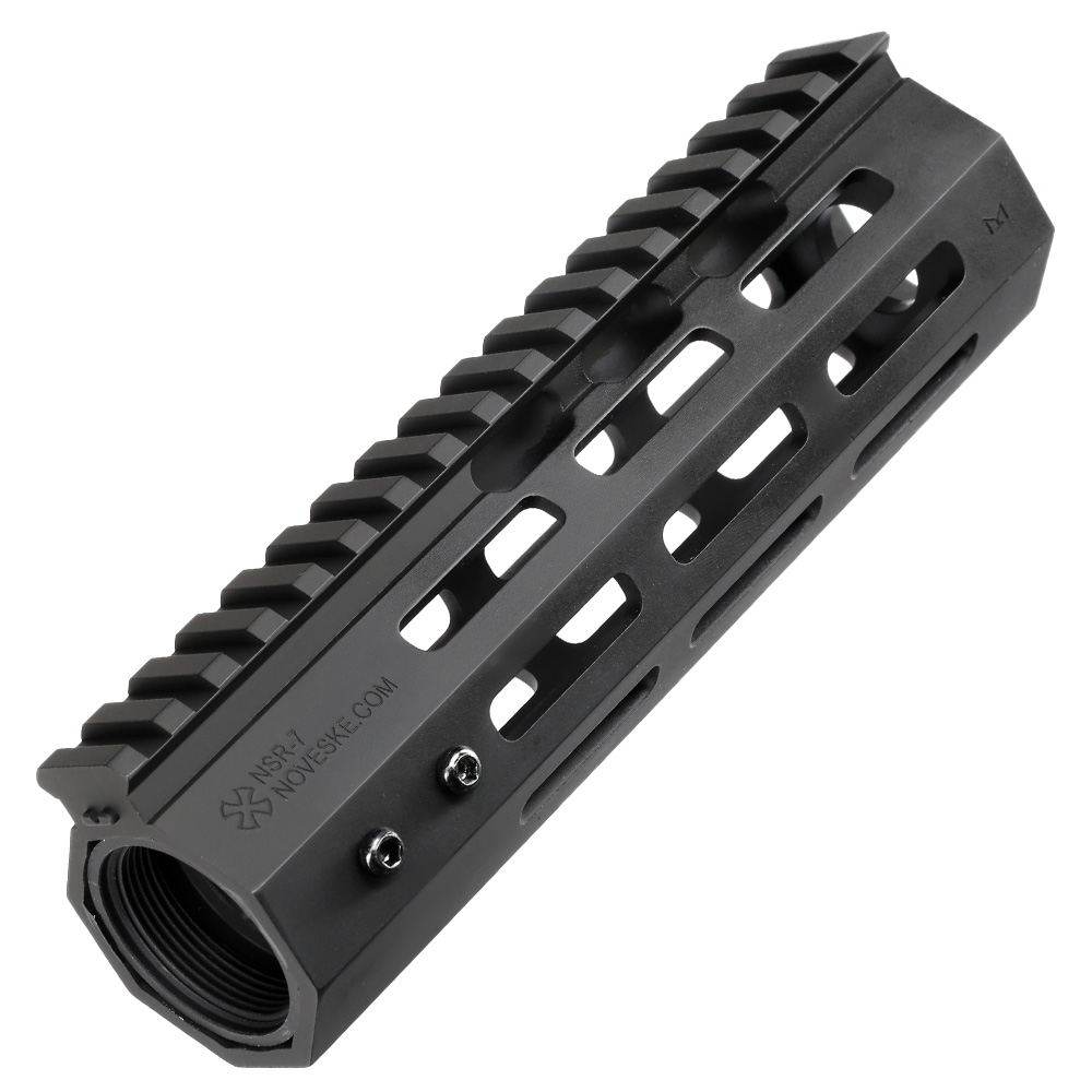 APS / EMG Noveske M4 CNC Aluminium NSR-7 M-LOK Rail Handguard Gen. 4 7 Zoll schwarz Bild 3