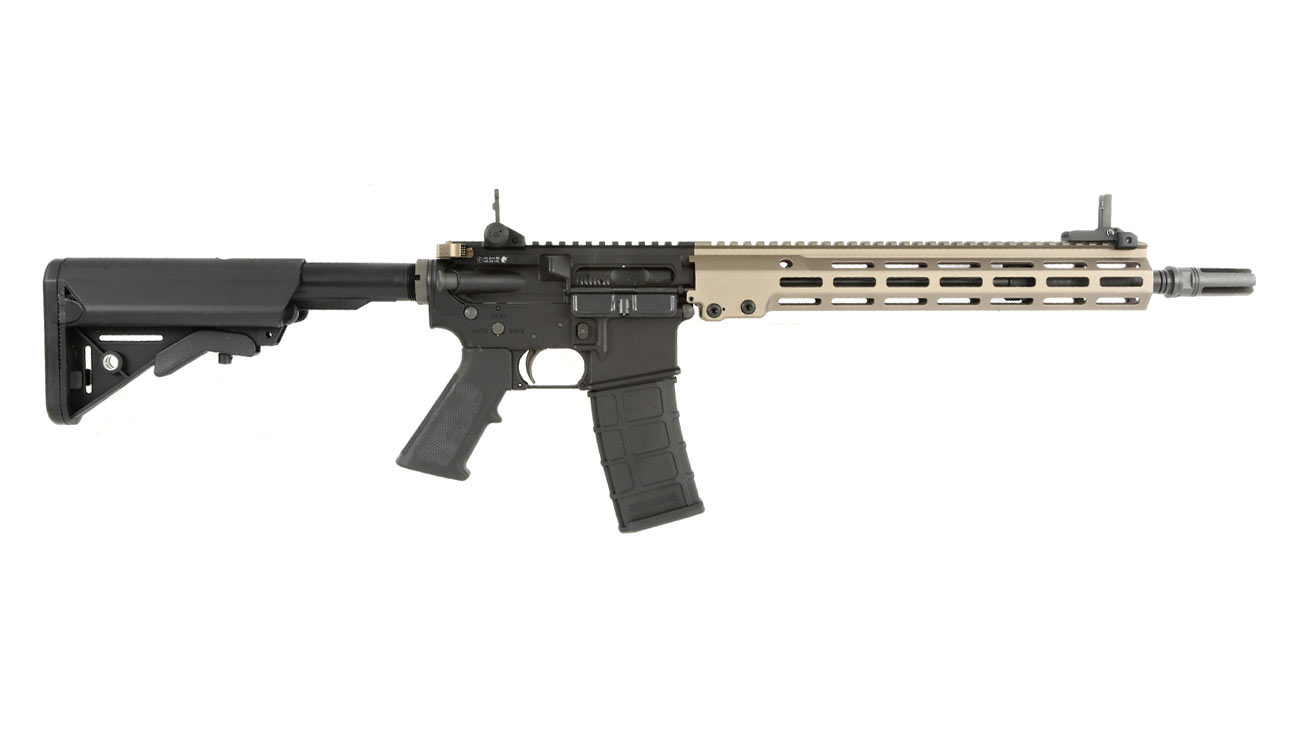 GHK Colt MK16 14.5 URGI Vollmetall Gas-Blow-Back 6mm BB Dualtone Bild 2