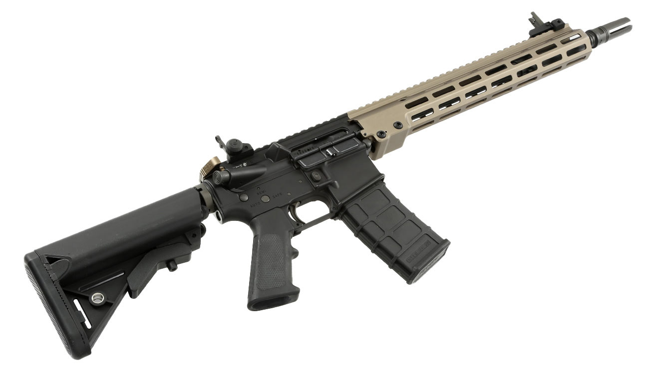 GHK Colt MK16 14.5 URGI Vollmetall Gas-Blow-Back 6mm BB Dualtone Bild 4